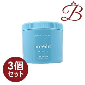 【×3個】ルベル プロエディット ヘアスキン スプラッシュリラクシング 360g