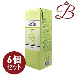 【×6個】ルベル クールオレンジ ヘアソープ 1600mL 詰替え用