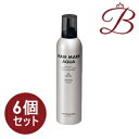【×6個】ルベル ヘアメイク アクア ムース ハード 350g