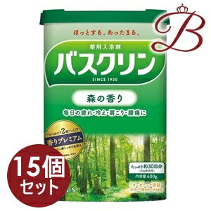 バスクリン 森の香り 600g×15個セット