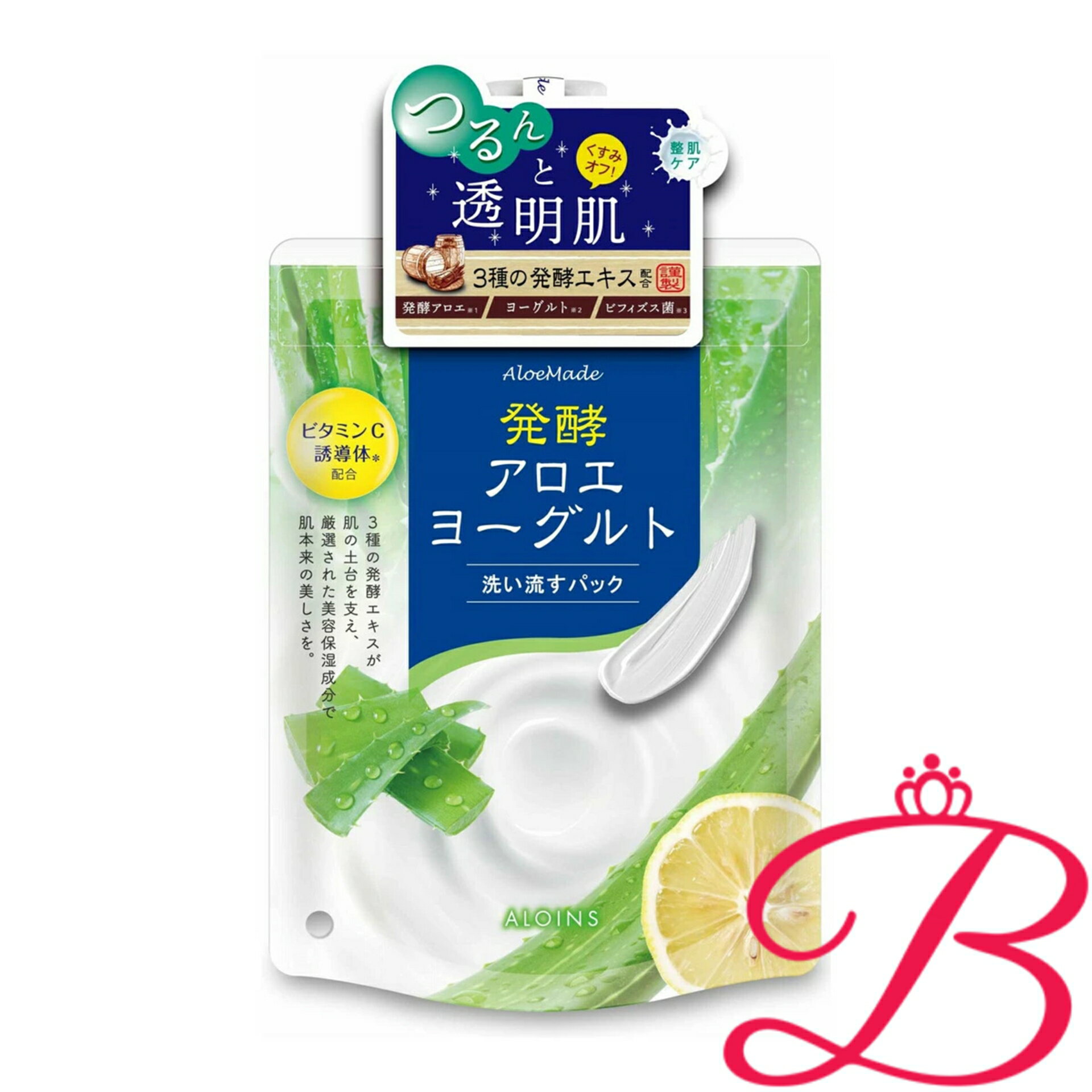 アロインス アロエメイド 発酵アロエヨーグルト 洗い流すパック 170G