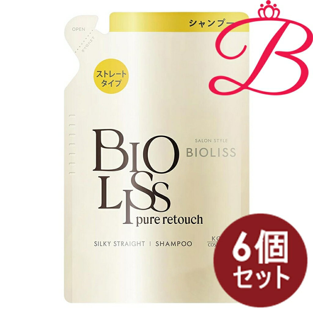 【6個セット】ビオリス ピュアレタッチ うねさぁら シャンプー つめかえ
