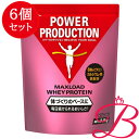 【6個】グリコ マックスロード ホエイプロテイン ストロベリー味 3.0kg