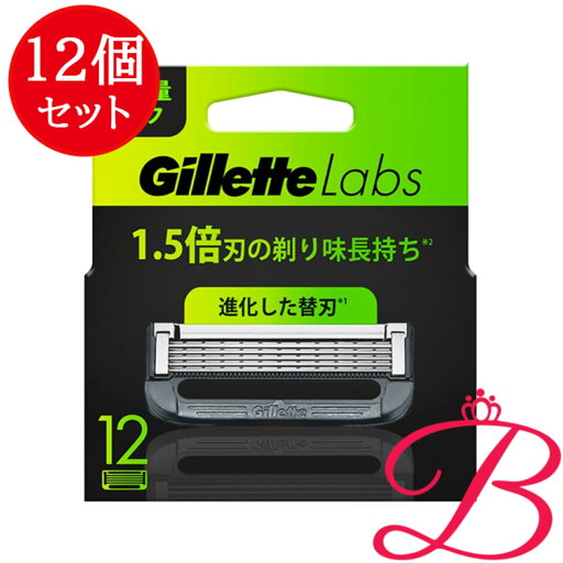 【12個】P&G ジレット ラボ角質除去バー搭載替刃12B 12コ 【12個】P&G ジレット ラボ角質除去バー搭載替刃12B 12コ
