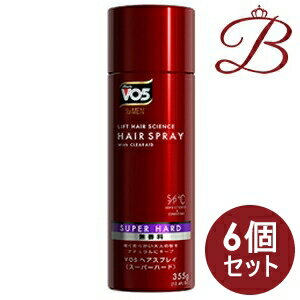 【×6個】サンスター VO5 フォーメン ヘアスプレイ スーパーハード 無香料 335g