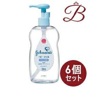 【×6個】ジョンソン ベビーオイル 低刺激 微香性 300mL