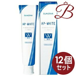 【×12個】サンスター 薬用APホワイト リフレッシュミント 110g