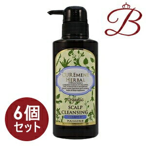 乐天商城 - 【×6個】パイモア キュアメントハーバル スキャルプ クレンジングシャンプー 300mL