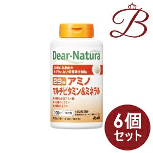 【×6個】アサヒ ディアナチュラ 29 アミノ マルチビタミン&ミネラル 150粒 (50日分)
