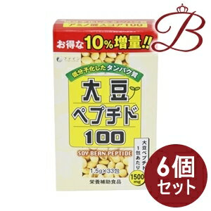 【×6個】ファイン 大豆ペプチド100 33包入り