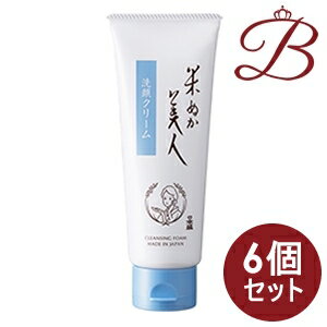 乐天商城 - 【×6個】日本盛 米ぬか美人 洗顔クリーム 100g