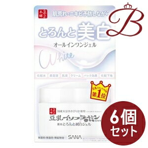 乐天商城 - 【×6個】サナ なめらか本舗 とろんと濃ジェル 薬用美白 N 100g