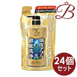 【×24個】ロート製薬 DeOu デ・オウ 薬用スカルプケアシャンプー 320mL 詰替え用