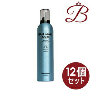 【×12個】ルベル ヘアメイク アクア ムース ナチュラル 350g