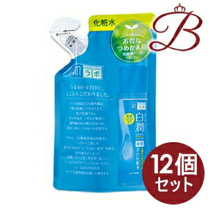 【×12個】ロート製薬 肌ラボ 白潤 (シロジュン) 薬用美白化粧水 170mL 詰替え用