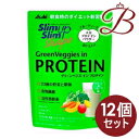 【×12個】アサヒ スリムアップスリムシェイプ グリーンベジズ イン プロテイン 225g