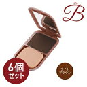 【×6個】イリヤ 彩 ヘアファンデーション (ライトブラウン) 13g (ケース付)
