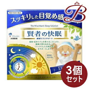 【×3個】大塚製薬 賢者の快眠 睡眠リズムサポート 3g×30包入のサムネイル