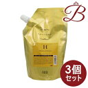【×3個】ナンバースリー 003 ミュリアム ゴールド シャンプー H 500mL 詰替え用