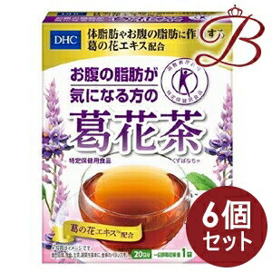 【×6個】DHC お腹の脂肪が気になる方の葛花茶 20日分