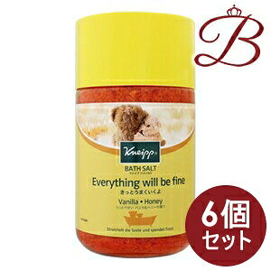 乐天商城 - 【×6個】クナイプ バスソルト バニラ＆ハニーの香り 850g