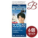 【×6個】ホーユー メンズビゲン ワンプッシュ 7 ナチュラルブラック
