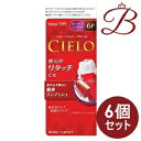 【×6個】ホーユー シエロ ヘアカラーEX クリーム 6P 深いダークピュアブラウン