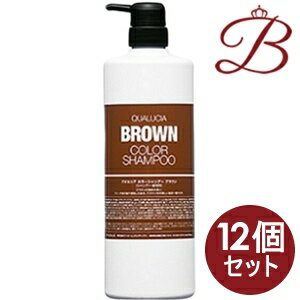 【×12個】フィヨーレ クオルシア カラーシャンプー ブラウン 1000ml