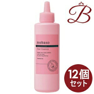 【×12個】柳屋 nobaso 薬用 ヘアエッセンス 175ml