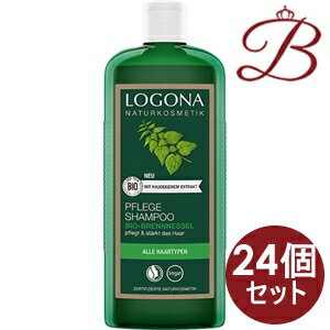 【×24個】ロゴナ エッセンシャル シャンプー ネトル 500ml