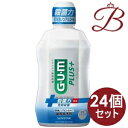 【×24個】サンスター ガム・プラス デンタルリンス 低刺激ノンアルコールタイプ 450ml(4)