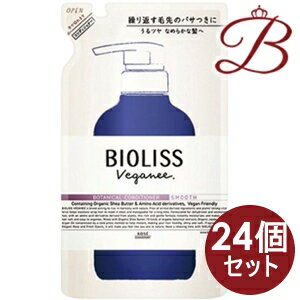 【×24個】コーセー サロンスタイル ヴィーガニー ボタニカル ヘアコンディショナー スムース つめかえ340ml