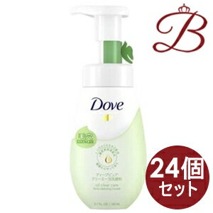 【×24個】ダヴ Dove ディープピュア クリーミー泡洗顔料 本体 150ml