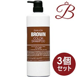 【×3個】フィヨーレ クオルシア カラーシャンプー ブラウン 1000ml