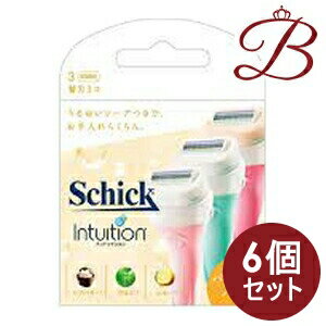 【×6個】シック イントゥイション バラエティパック 替刃 3個入