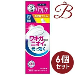 【×6個】ロート製薬 メンソレータム リフレア デオドラントクリーム 25g