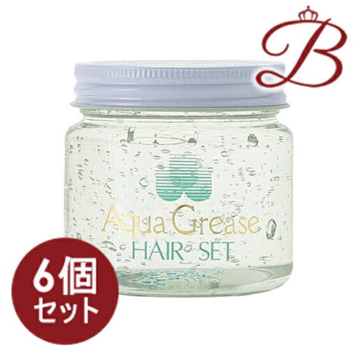 【×6個】パール化研 パール化研 アクアグリース ヘアーセット ソフト 160g 【×6個】パール化研 パール化研 アクアグリース ヘアーセット ソフト 160g