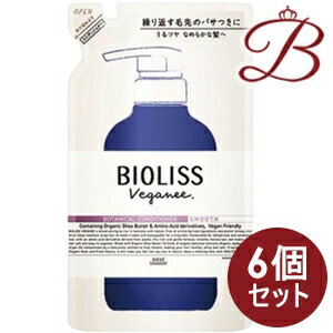 【×6個】コーセー サロンスタイル ヴィーガニー ボタニカル ヘアコンディショナー スムース つめかえ340ml