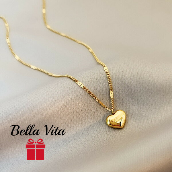 ネックレス k18RGP ハート キュービックジルコニア シルバー ゴールド レディース アクセサリー チェーン ギフト カジュアル