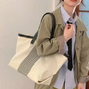 高級感のある大容量格子柄キャンバスバッグ、秋の新作、ファッション通勤トートバッグ、女子大学生向けのショルダーバッグ(4)