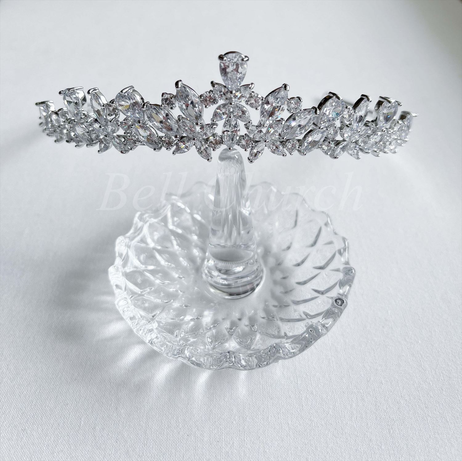 ウェディングティアラ キュービックジルコニア(BC-T12)|ウェディングアクセサリー