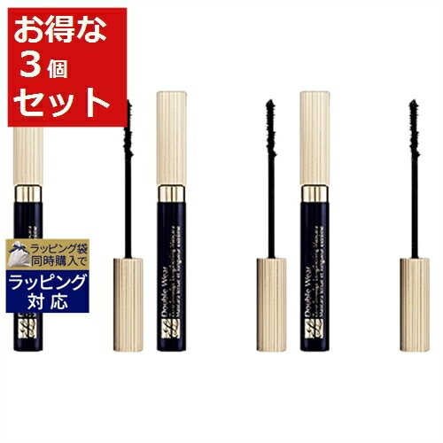 送料無料 エスティローダー ダブル ウェア ゼロ スマッジ マスカラ #01 ブラック 6ml x 3 | ESTEE LAUDER マスカラ