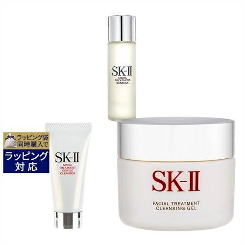 SKⅡ 送料無料 エスケーツー（SK-II／SK2） ピテラベーシックケア 3点セット/フェイシャル トリートメント エッセンス 30ml ＋ フェイシャルトリートメントジェントルクレンザー 20g ＋ フェイシャル トリートメント クレンジング ジェル 80g | SKII スキンケアコフレ