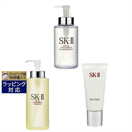 送料無料 エスケーツー（SK-II／SK2） ピテラベーシックケア 3点セット/フェイシャル トリートメント クレンジングオイル 250ml ＋ フェイシャルトリートメントジェントルクレンザー 120g ＋ フェイシャル トリートメント エッセンス 330ml 1個 | SKII スキンケアコフレ