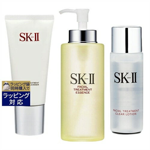 SKⅡ 送料無料 エスケーツー（SK-II／SK2） フェイシャルトリートメント ジェントルクレンザー ＋ エッセンス ＋ クリア ローションセット 120g+330ml+30ml | SKII スキンケアコフレ