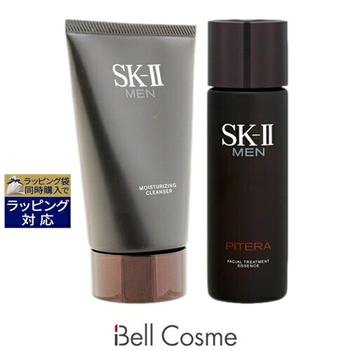 送料無料 エスケーツー(SK-II/SK2) MEN モイスチャライジング クレンザー + FT エッセンス セット 120g+230ml | 日本未発売 SK...
