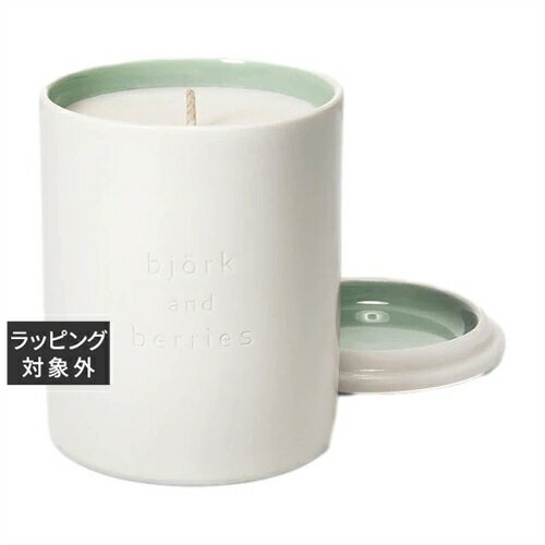 【代引・銀振・コンビニ前払不可】送料無料 ビヨルク アンド ベリーズ ネバースプリング センテッド キャンドル 240g | Bjork & Berries キ...