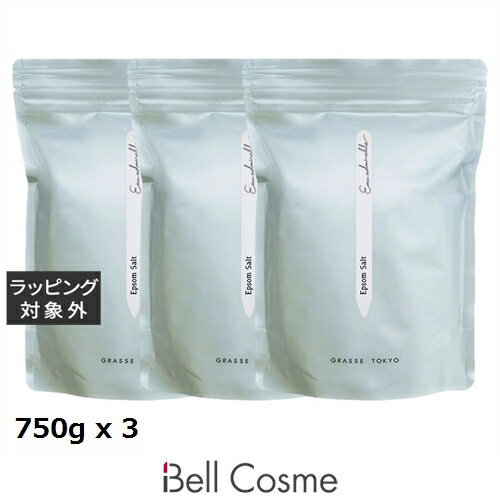 送料無料 グラーストウキョウ エプソムソルト オーアドミラブル 750g x 3 | GRASSE TOKYO バスソルト