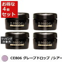 送料無料 プリジェル プリジェル カラーEX CE806 グレープドロップ /シアー 4セット | PREGEL ネイル用品