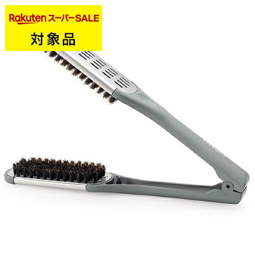 ケラフェクト ツインブラシ グレー&シルバー | 日本未発売 スーパーSALE スーパーセール 激安 KERAFFECT ドライヤー